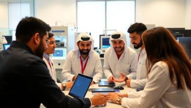 فريق يتعاون في مدينة الملك عبدالعزيز للعلوم والتقنية